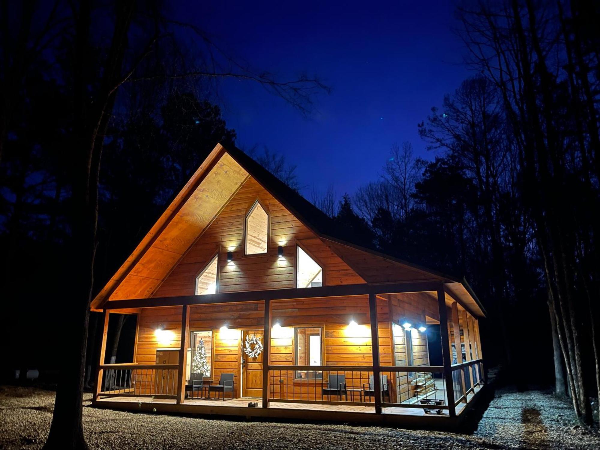 The Secluded Reset Button Cabin Broken Bow Eksteriør bilde